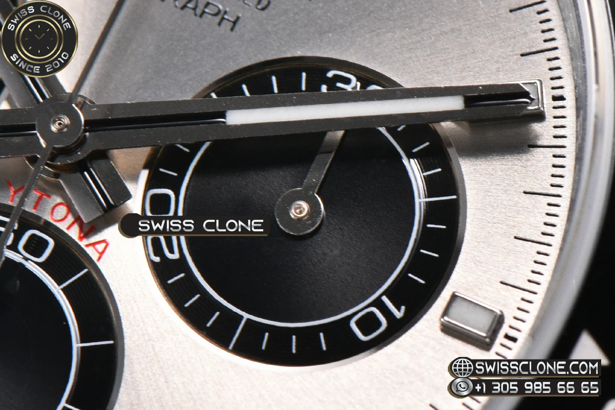 Rolex Daytona 126519 40mm UFO Gray Black Subdial Oysterflex UF4131(Free Sprung) 1:1 Super Clone - On-Wrist Presence View