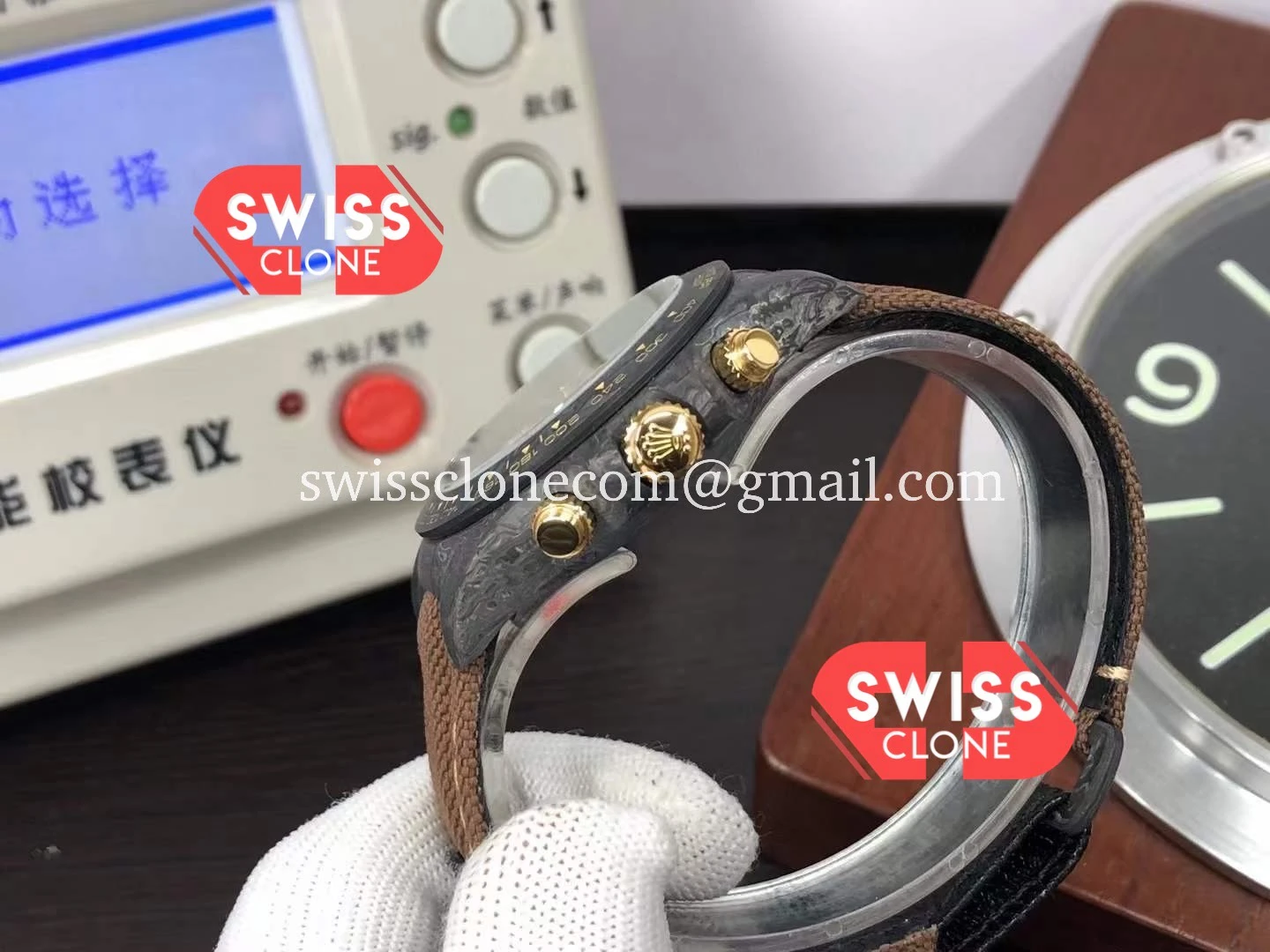 Rolex Daytona DiW Desert Eagle Arabic 1:1 Super Clone - Lateral Case Thickness Profile