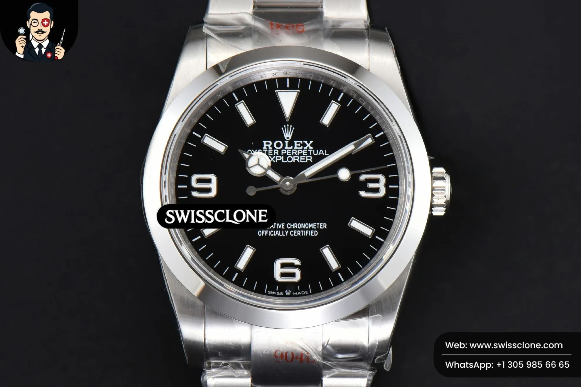 Rolex Explorer 124273 36mm 904L Black Dial VR3230