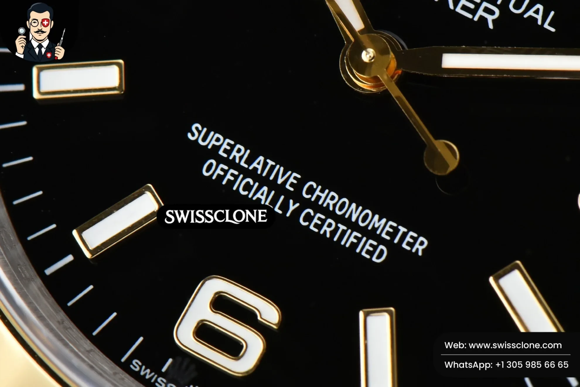 Rolex Explorer 124273 36mm YG/SS 904L Black Dial YG/SS VR3230 1:1 Super Clone - On-Wrist Presence View