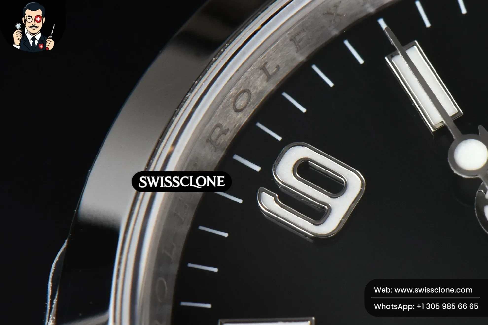 Rolex Explorer I 124270 36mm Black Dial 1:1 Super Clone - Caseback & Cloned Calibre Movement