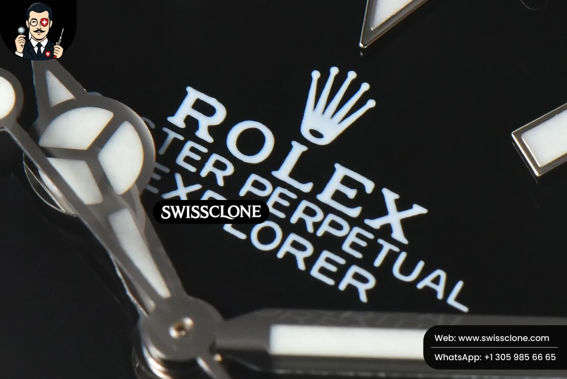 Rolex Explorer I 124270 36mm Black Dial 1:1 Super Clone - Clasp & Bracelet Finishing