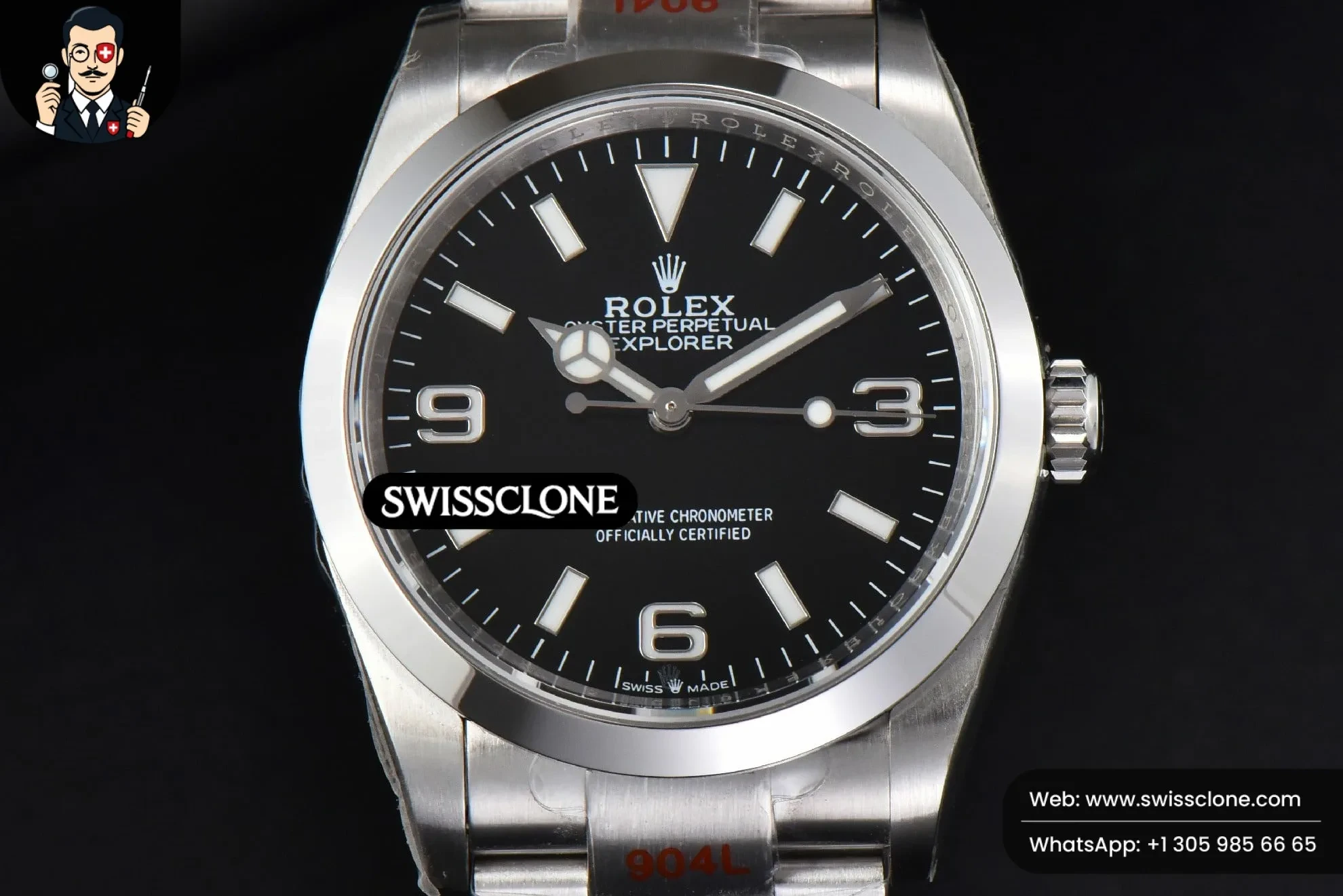 Rolex Explorer I 124270 36mm Black Dial