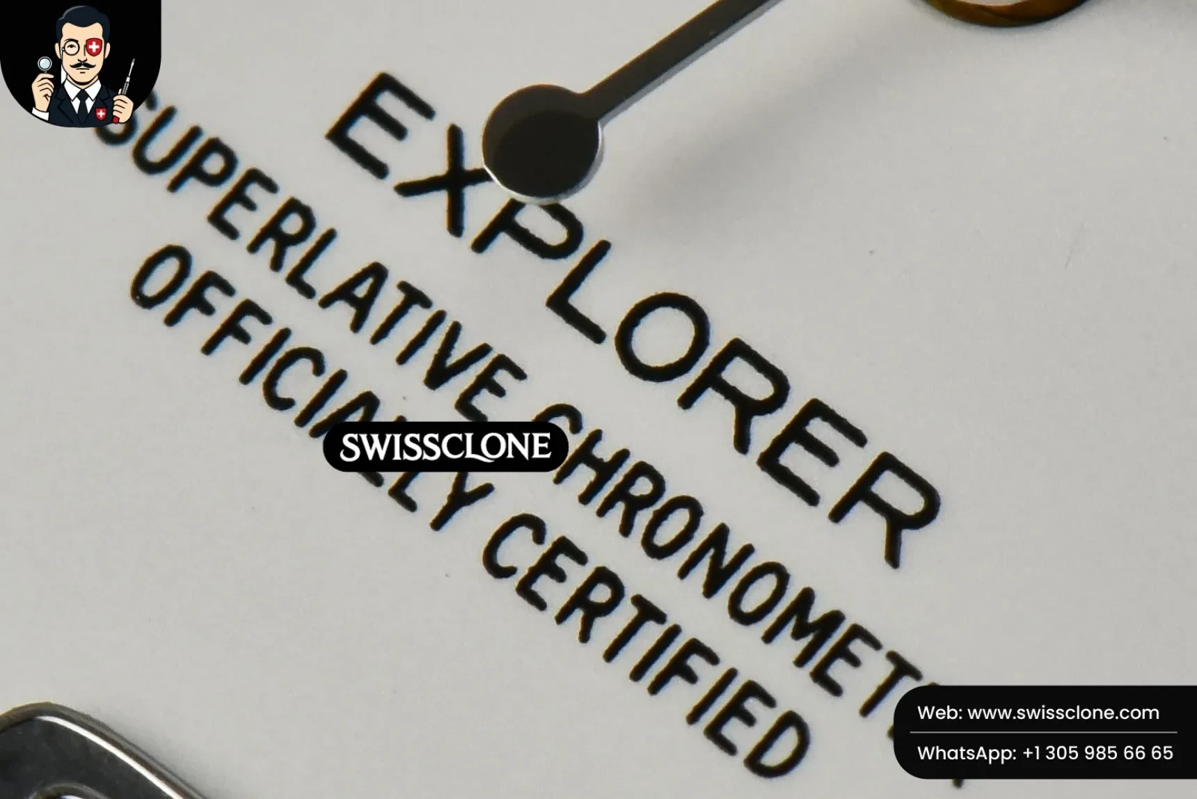 Rolex Explorer I 214270 39mm White Dial 1:1 Super Clone - Lateral Case Thickness Profile