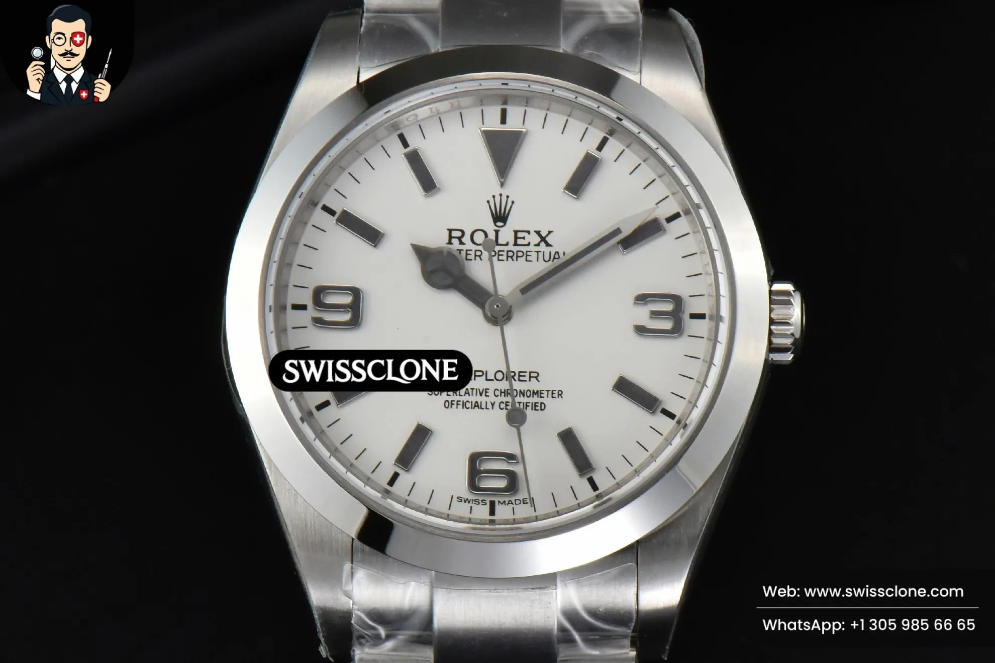 Rolex Explorer I 214270 39mm White Dial