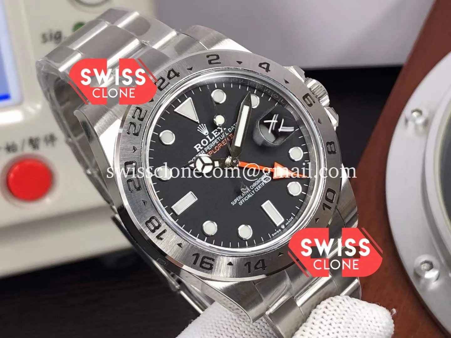 Rolex Explorer M216570 001 42MM Black Dial 904L 1:1 Super Clone - Bezel & Case Profile