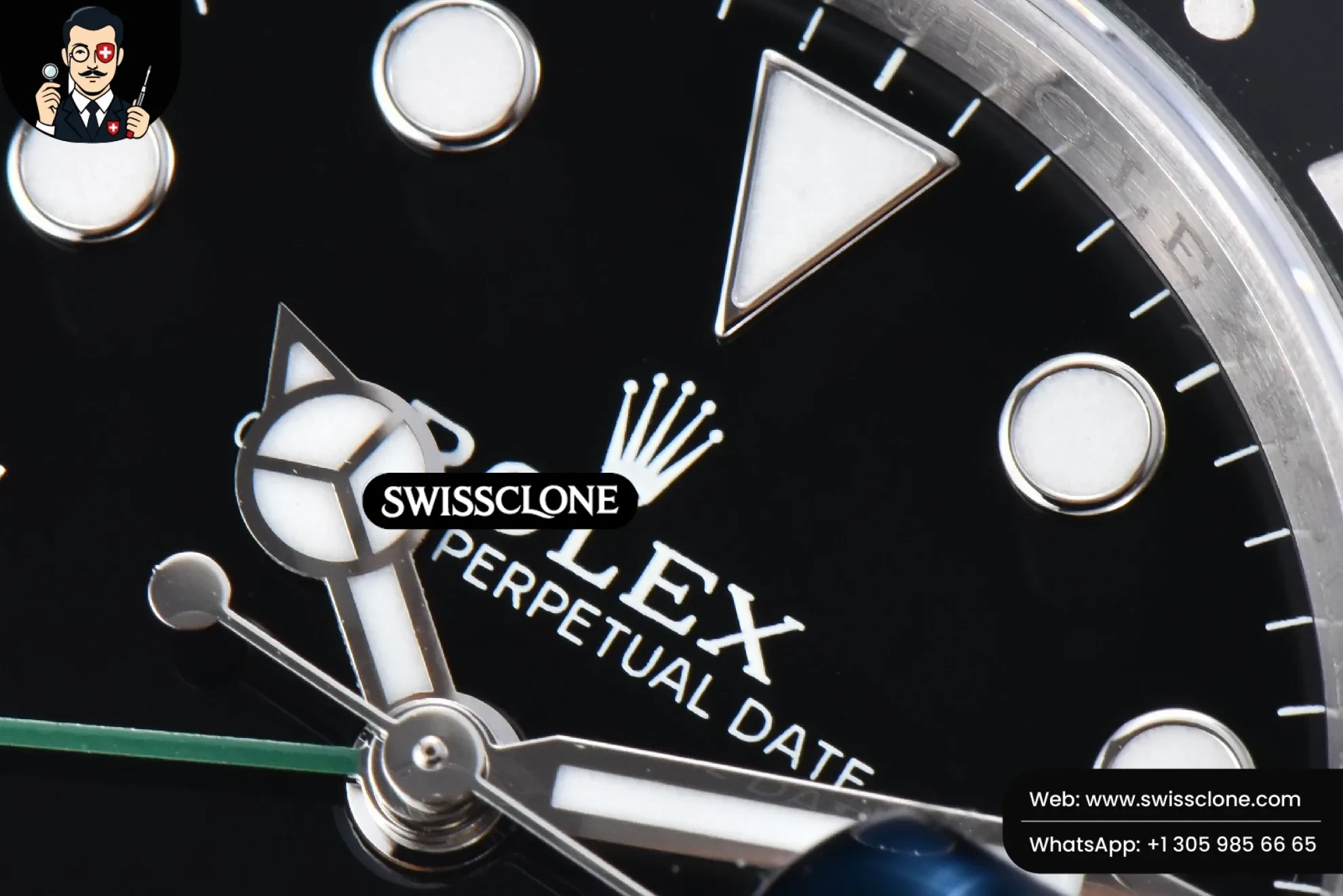 Rolex GMT Master II 116710 LN 904L 40mm KING Oyster VR3186 CHS 1:1 Super Clone - Lateral Case Thickness Profile