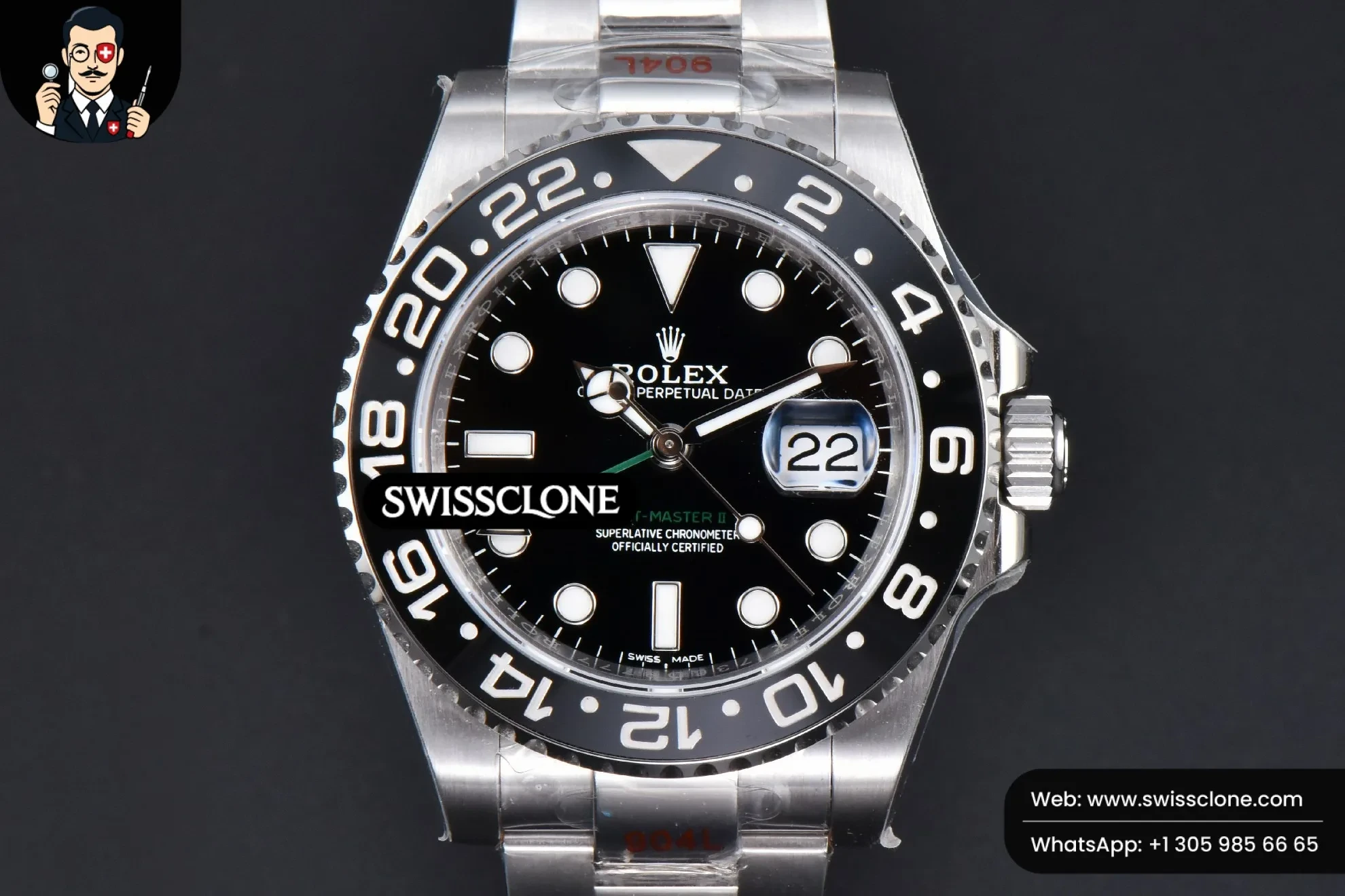 Rolex GMT Master II 116710 LN 904L 40mm KING Oyster VR3186 CHS