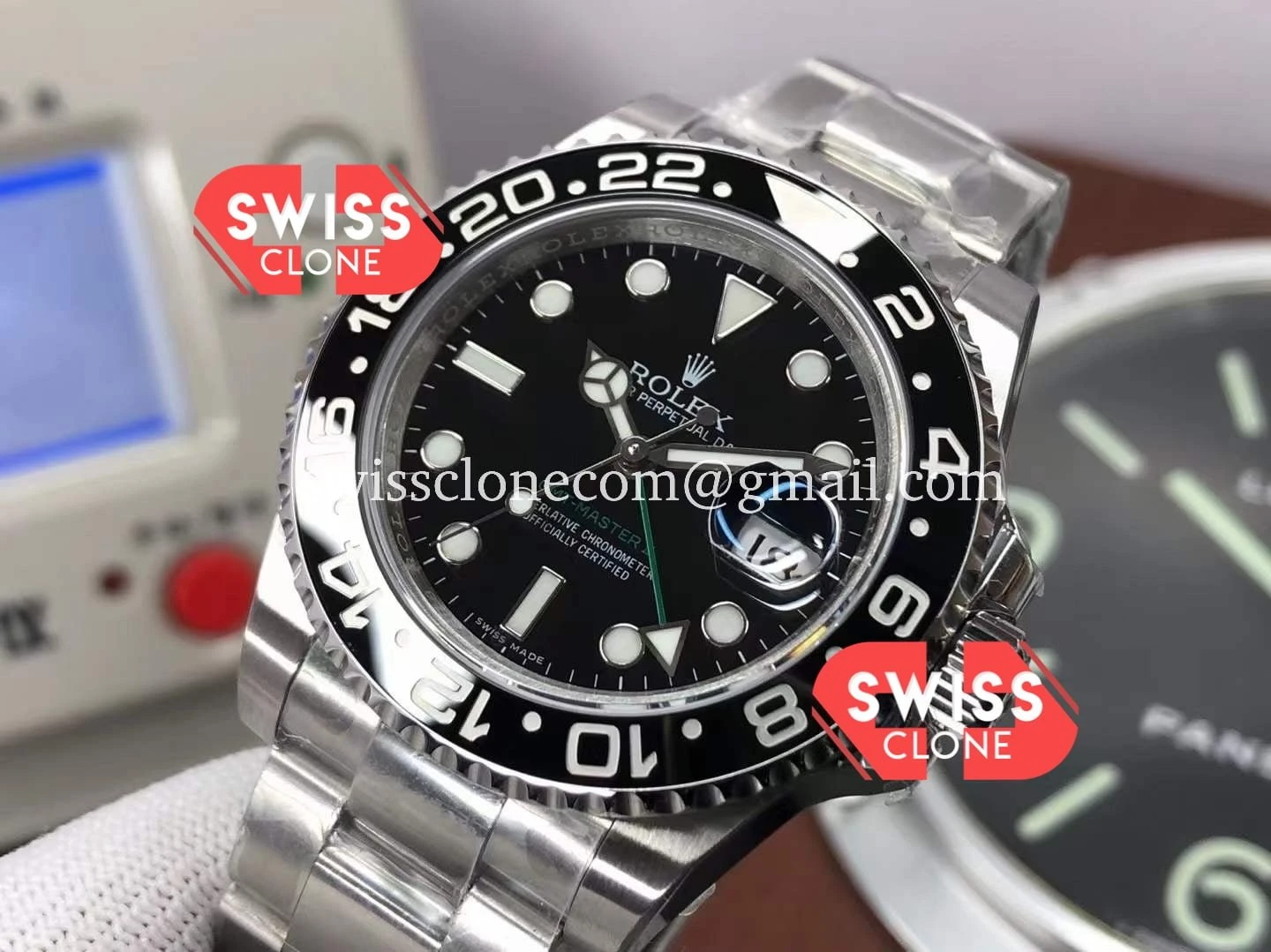 Rolex GMT Masters II 116710LN 78200 Cal.3186 Movement 1:1 Super Clone - Bezel & Case Profile