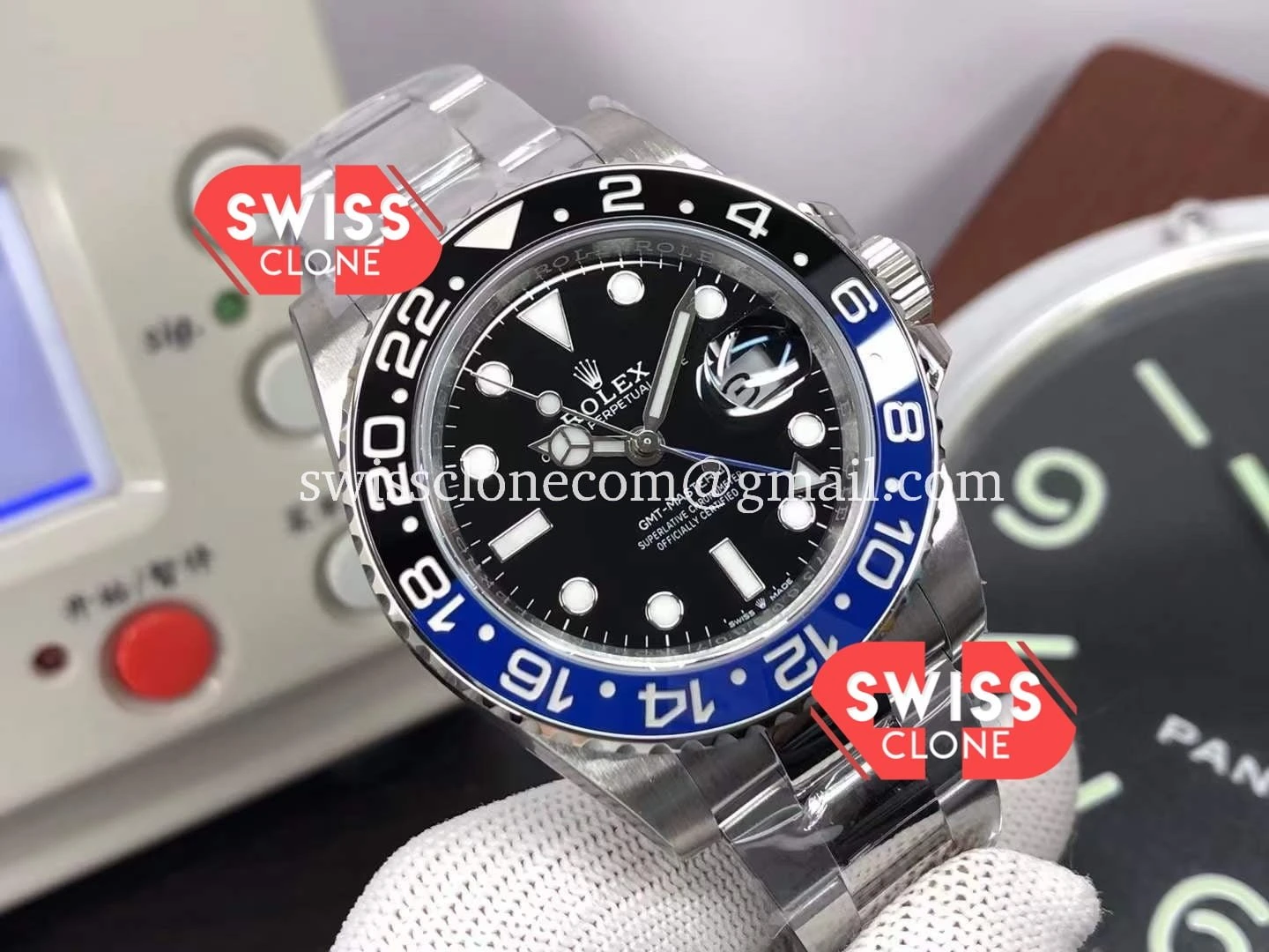 Rolex GMT Masters II 126710BLNR Batman Cal.3285 1:1 Super Clone - Bezel & Case Profile