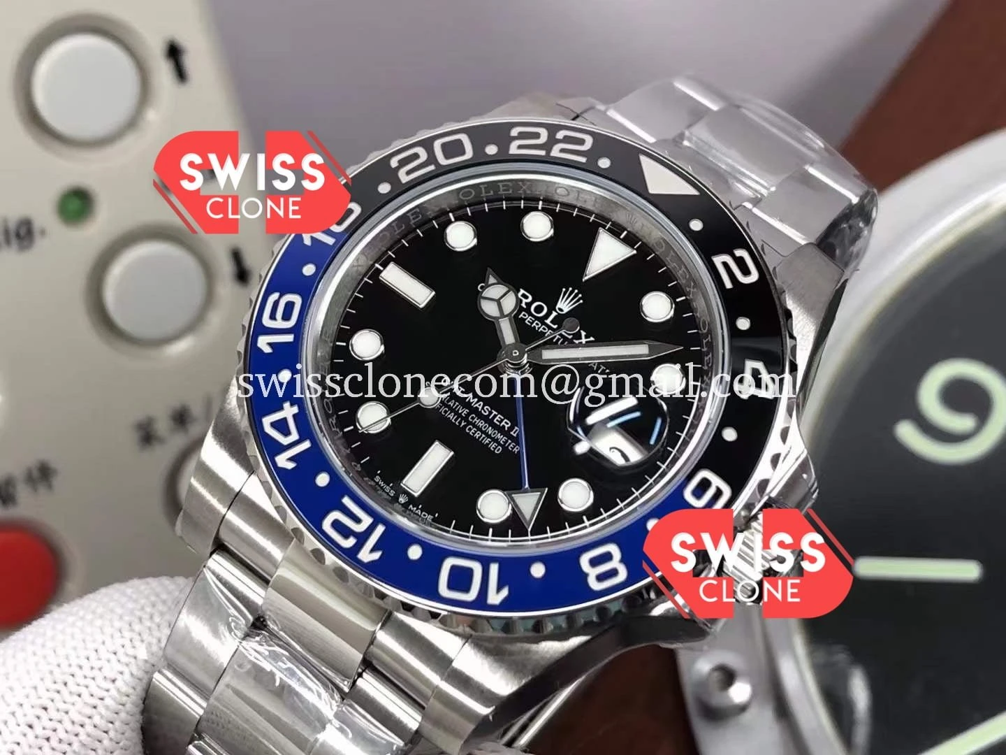 Rolex GMT Masters II 126710BLNR Batman Cal.3285 1:1 Super Clone - Clasp & Bracelet Finishing