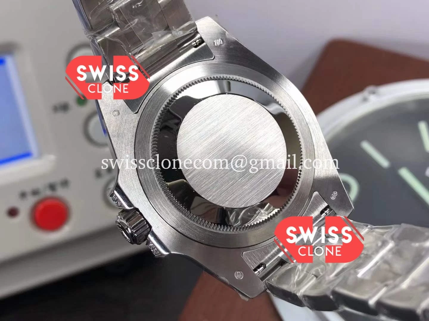 Rolex GMT Masters II Diamonds in 904L Case 1:1 Super Clone - On-Wrist Presence View