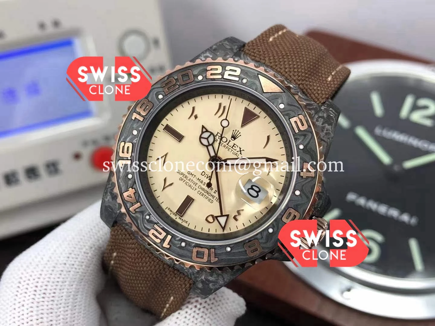 Rolex GMT Masters II DiW 1:1 Super Clone - Bezel & Case Profile