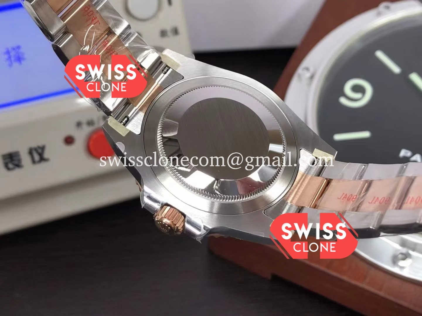 Rolex GMT Masters II M126711CHNR 0002 Everose Two Tone 1:1 Super Clone - On-Wrist Presence View