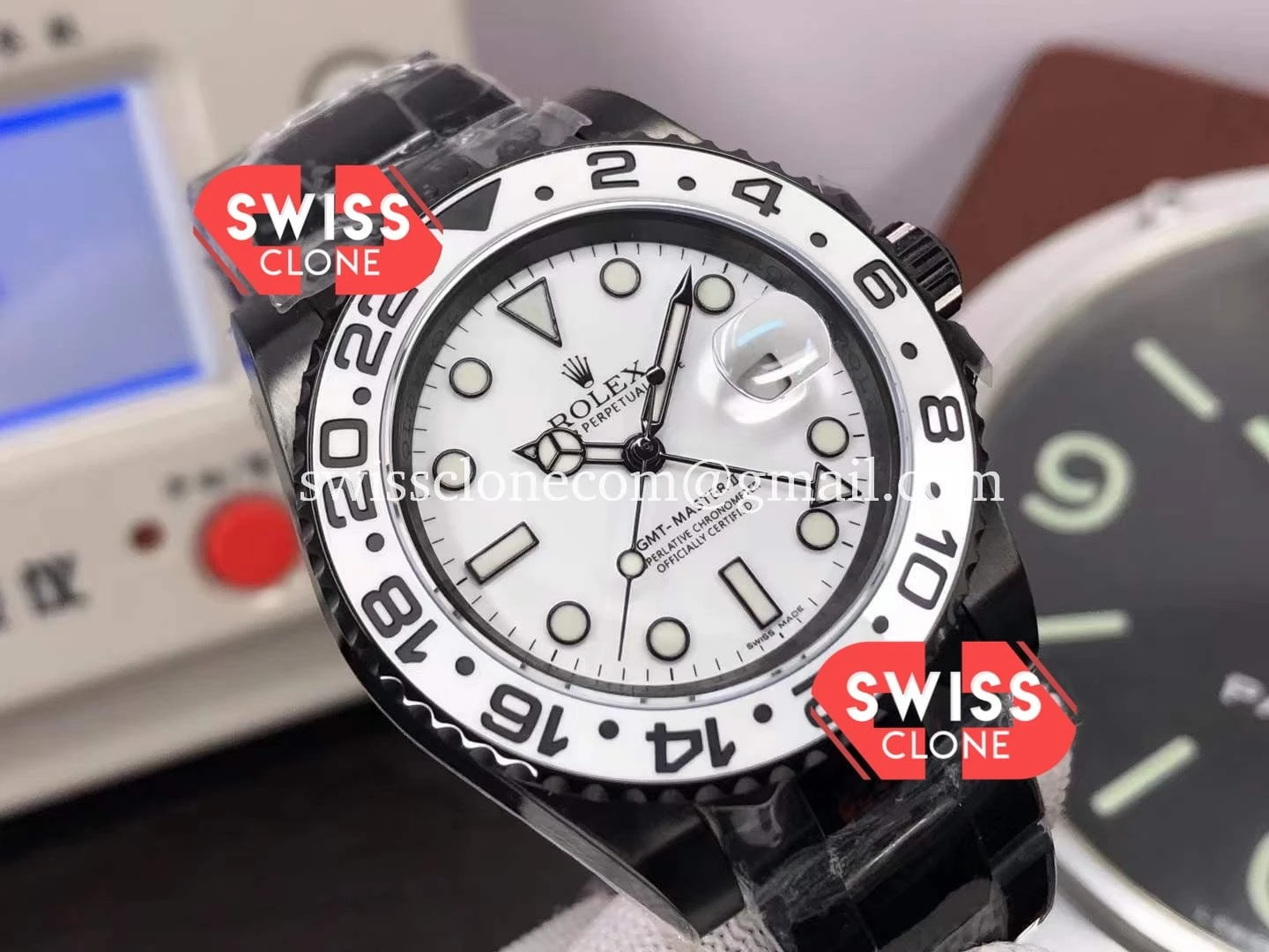 Rolex GMT Masters II REF.126710BLRO “Oreo” 1:1 Super Clone Det - Bezel & Case Profile