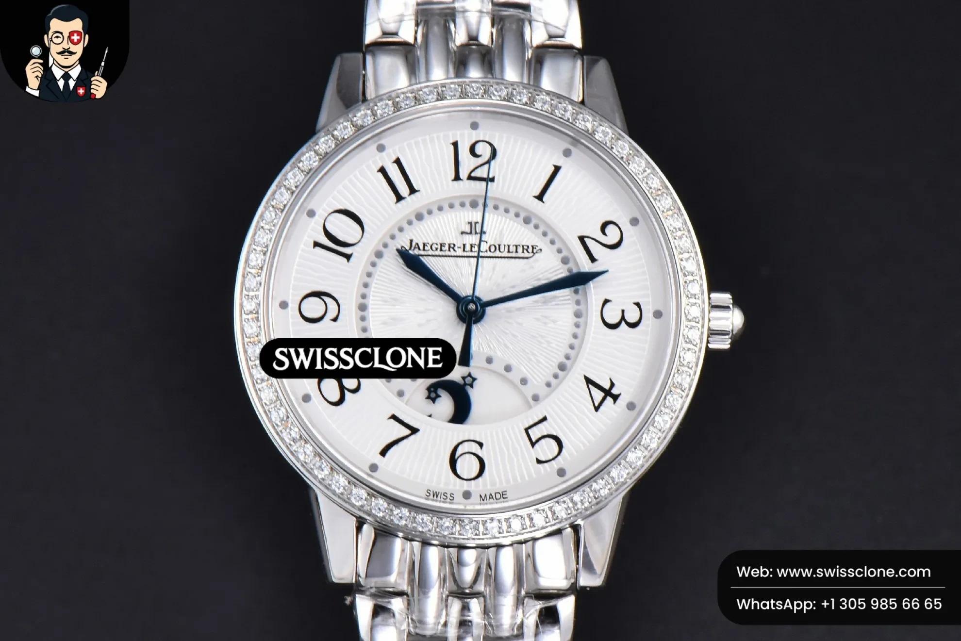 Jaeger-LeCoultre Rendez-Vous Night & Day 34mm Diamond White Textured Dial