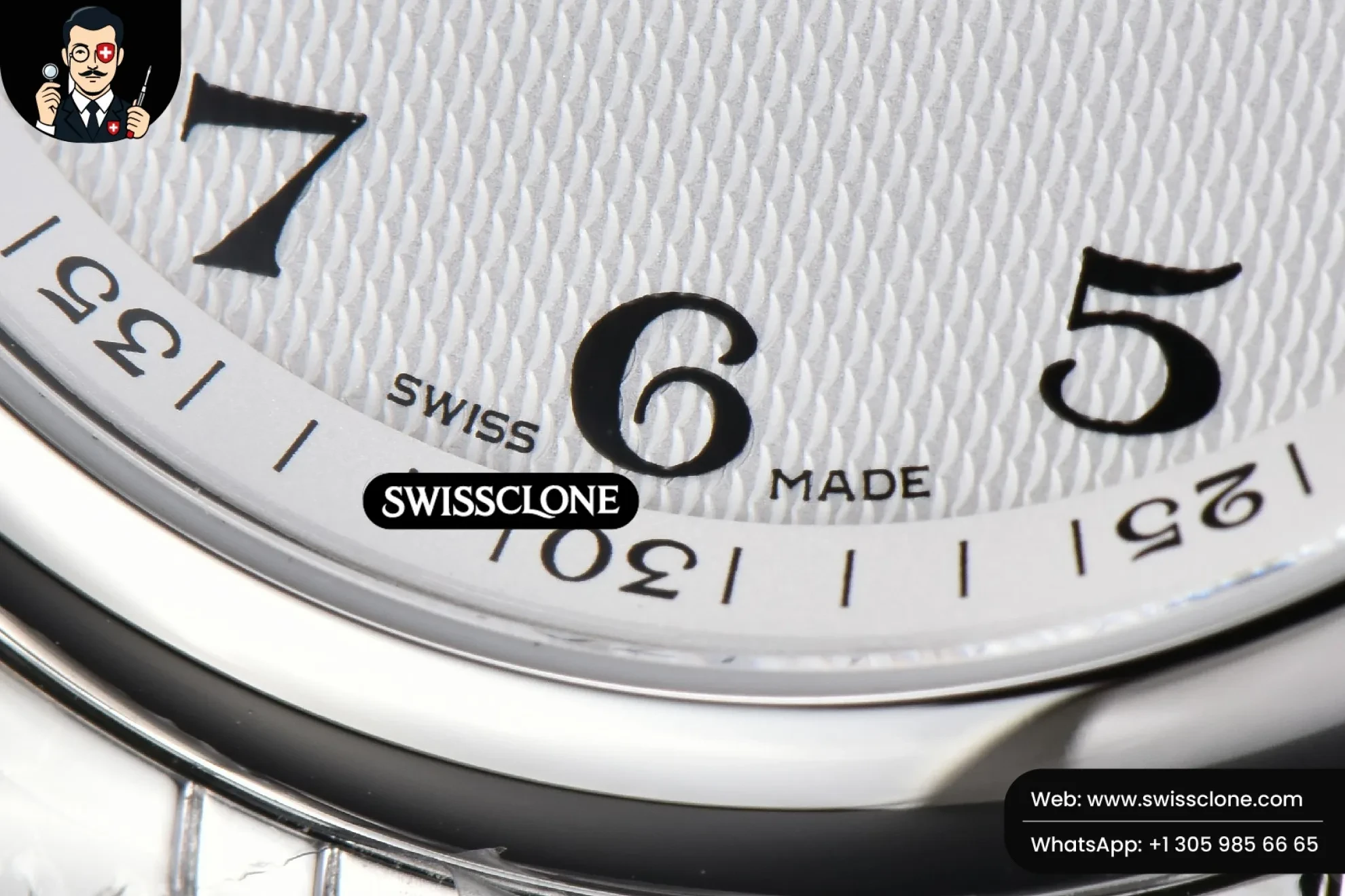 Rolex Longines Master Automatic 40mm LGF White Dial 1:1 Super Clone - Caseback & Cloned Calibre Movement