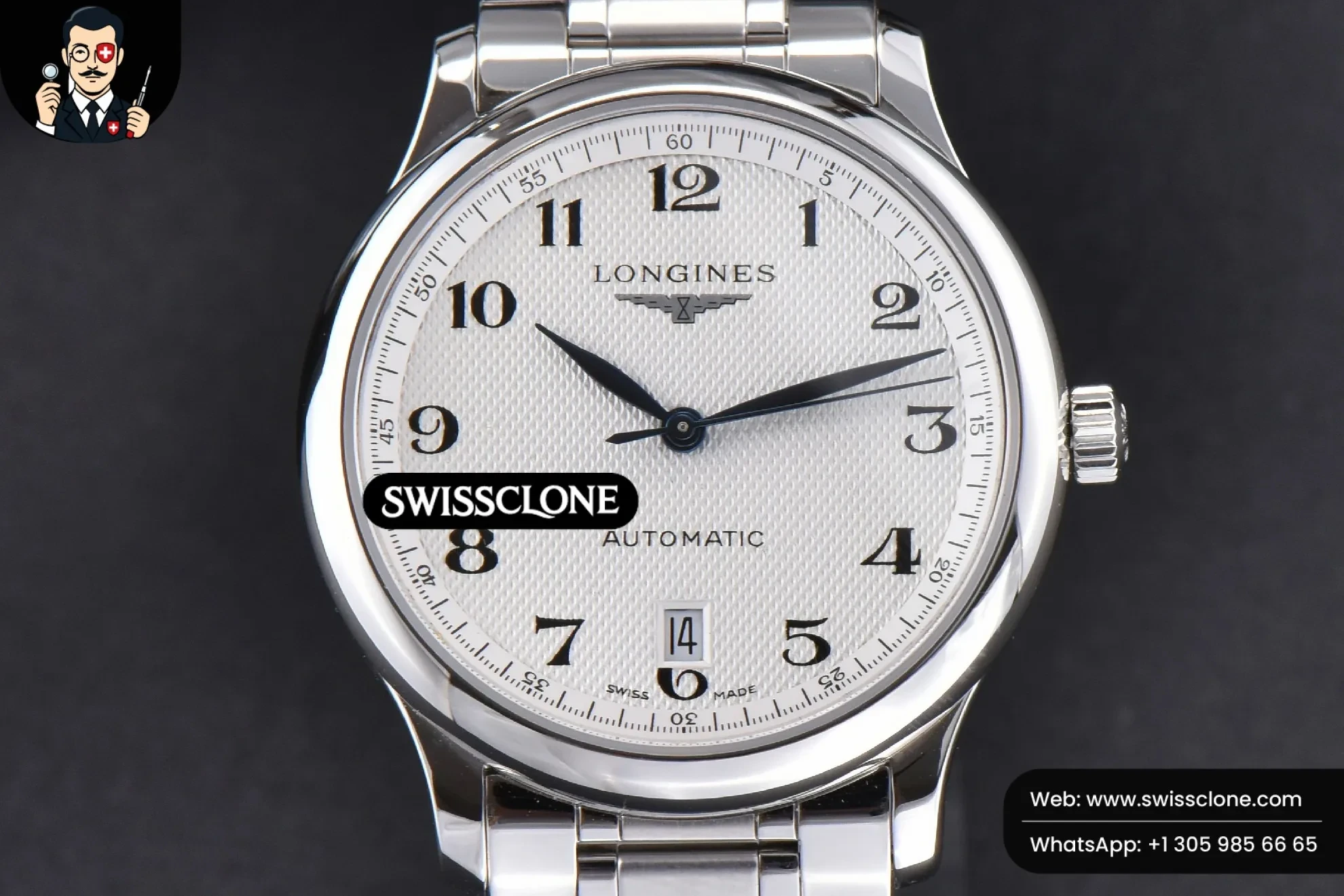 Master Collection KZF 38mm White Textured Dial