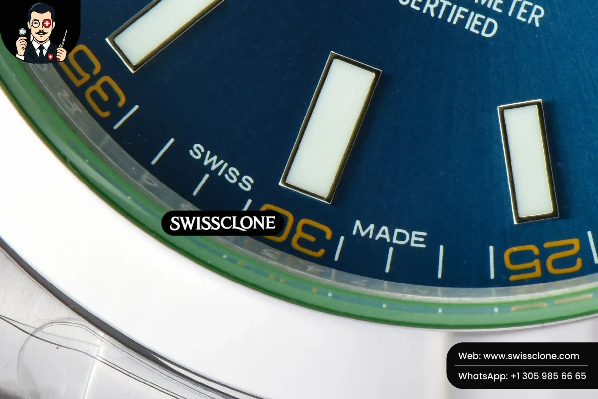 Rolex Milgauss 116400 GV 40mm 904L GSF Blue Dial 1:1 Super Clone - On-Wrist Presence View