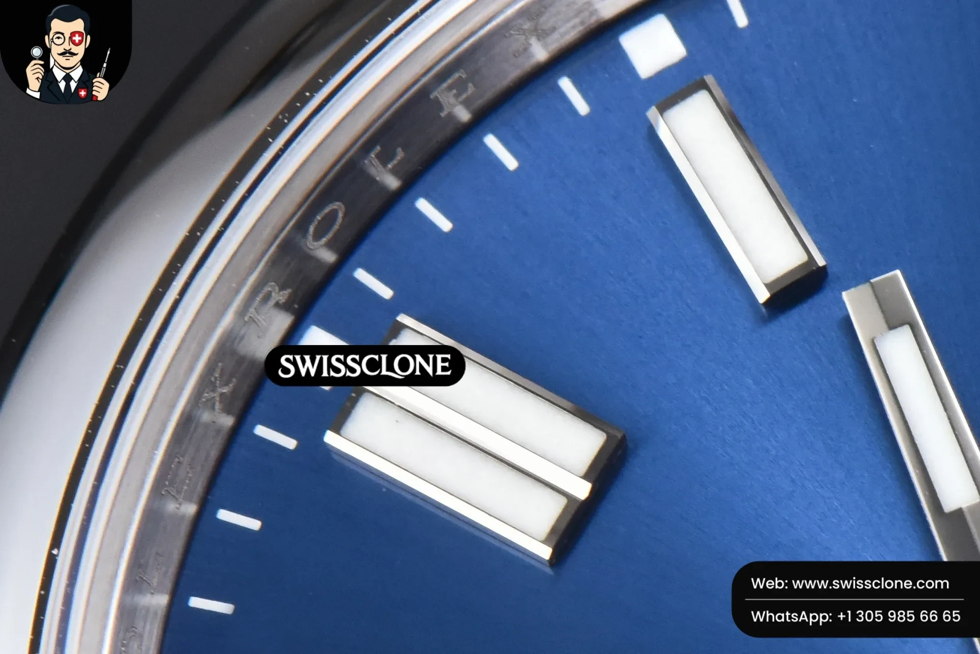 Rolex Oyster Perpetual 124300 41mm 904L Blue Dial Oyster VS3235 1:1 Super Clone - Caseback & Cloned Calibre Movement
