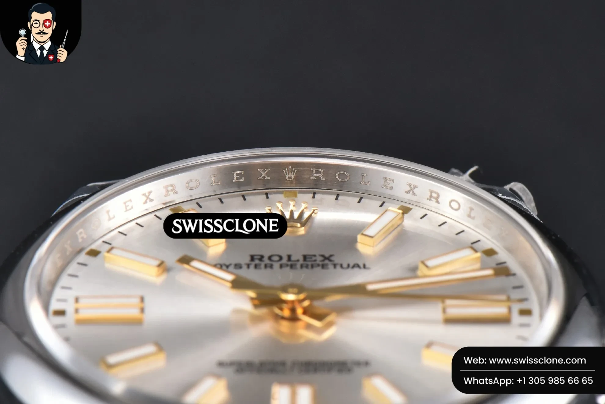 Rolex Oyster Perpetual 124300 41mm 904L Silver Dial Oyster VS3235 1:1 Super Clone - Clasp & Bracelet Finishing