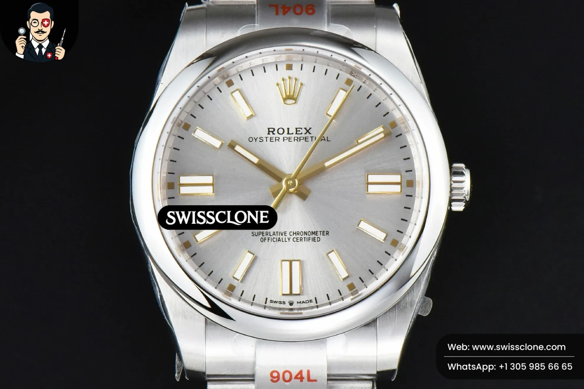 Rolex Oyster Perpetual 124300 41mm Silver Dial