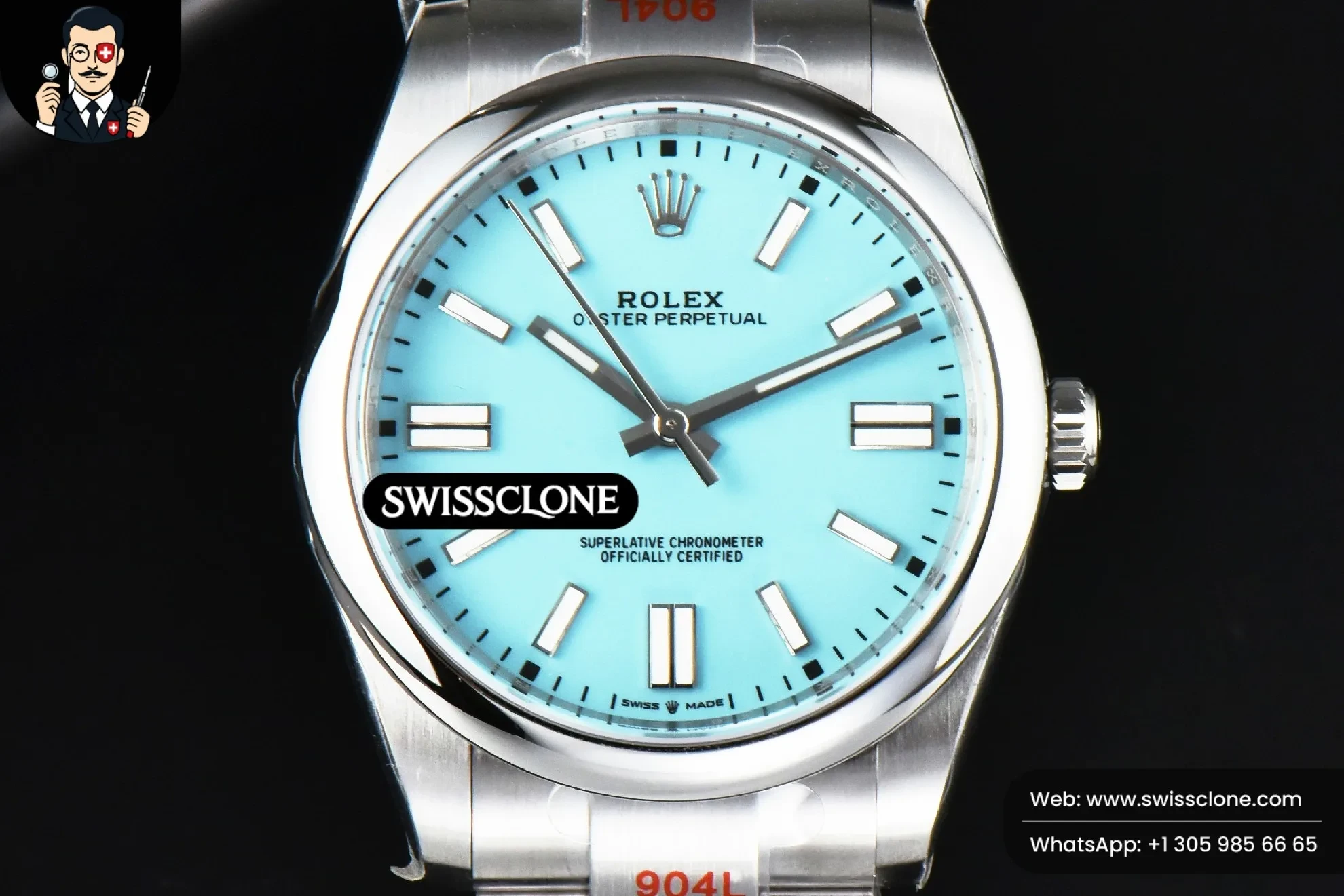Rolex Oyster Perpetual 124300 41mm Tiffany Dial