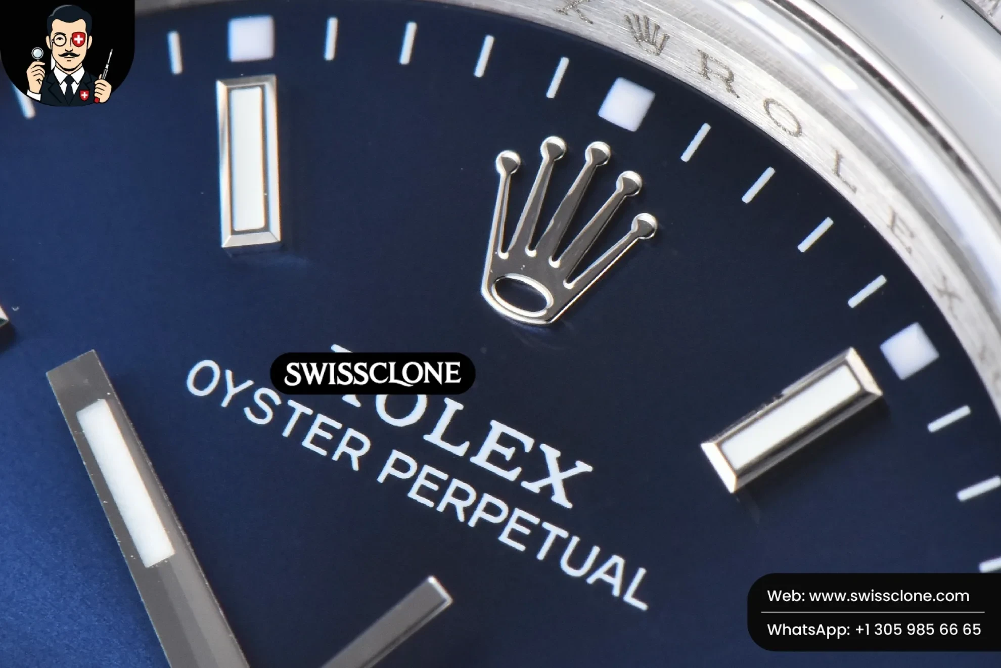 Rolex Oyster Perpetual 126000 36mm 904L Blue Dial VR3230 1:1 Super Clone - On-Wrist Presence View
