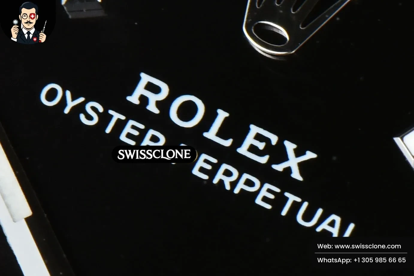 Rolex Oyster Perpetual 126000 36mm Black Dial 1:1 Super Clone - Lateral Case Thickness Profile