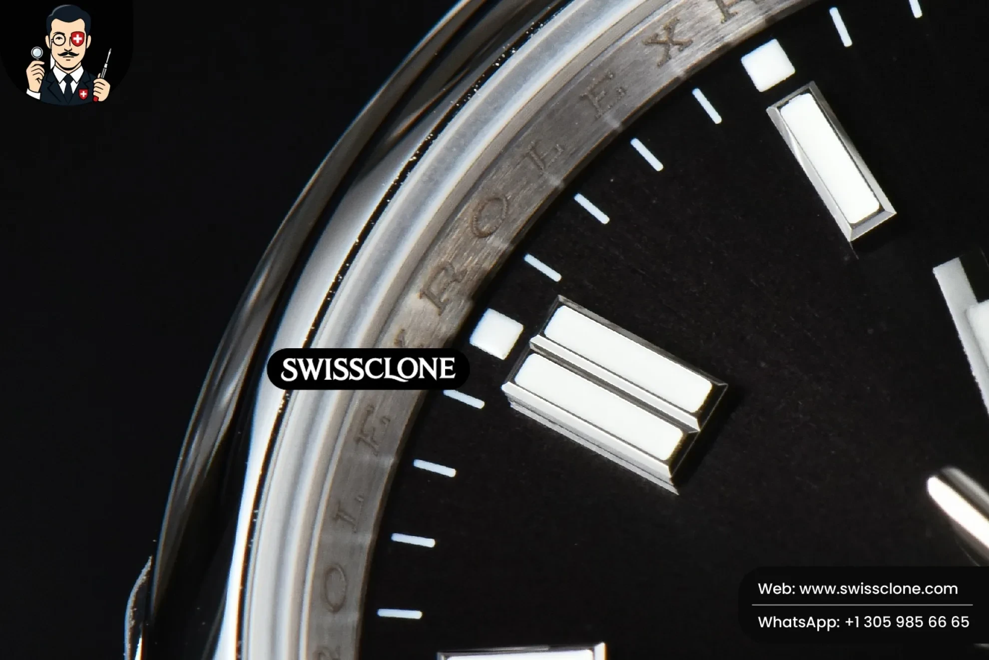Rolex Oyster Perpetual 126000 36mm Black Dial 1:1 Super Clone - Caseback & Cloned Calibre Movement