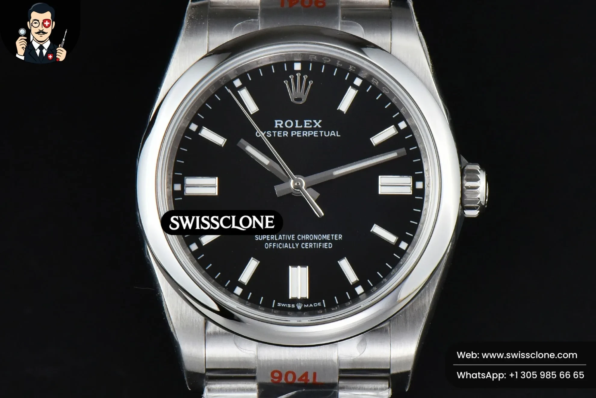 Rolex Oyster Perpetual 126000 36mm Black Dial