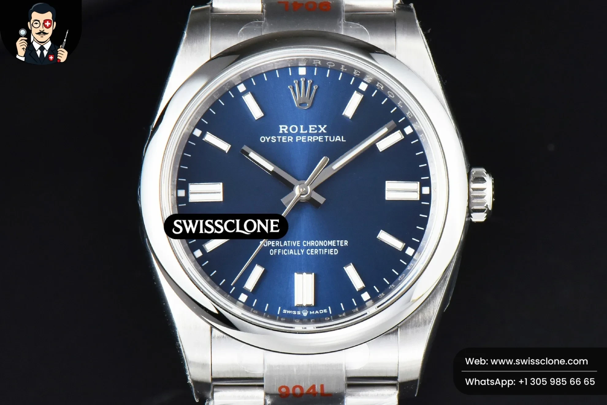 Rolex Oyster Perpetual 126000 36mm Blue Dial