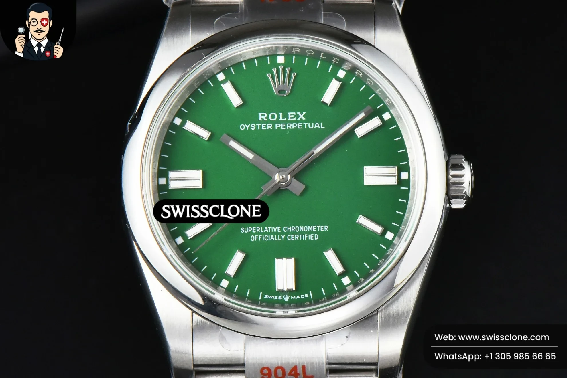 Rolex Oyster Perpetual 126000 36mm Green Dial