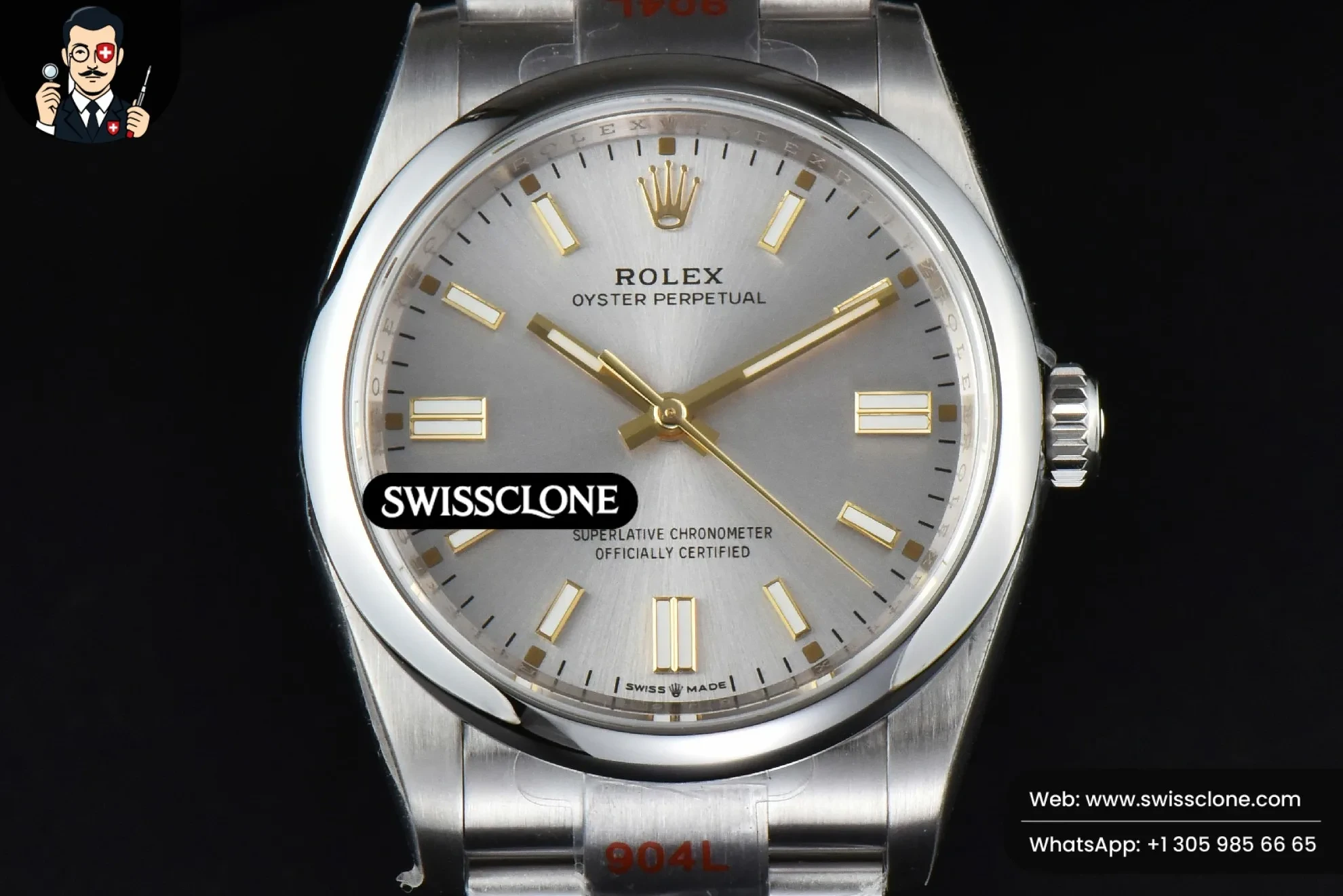 Rolex Oyster Perpetual 126000 36mm Silver Dial