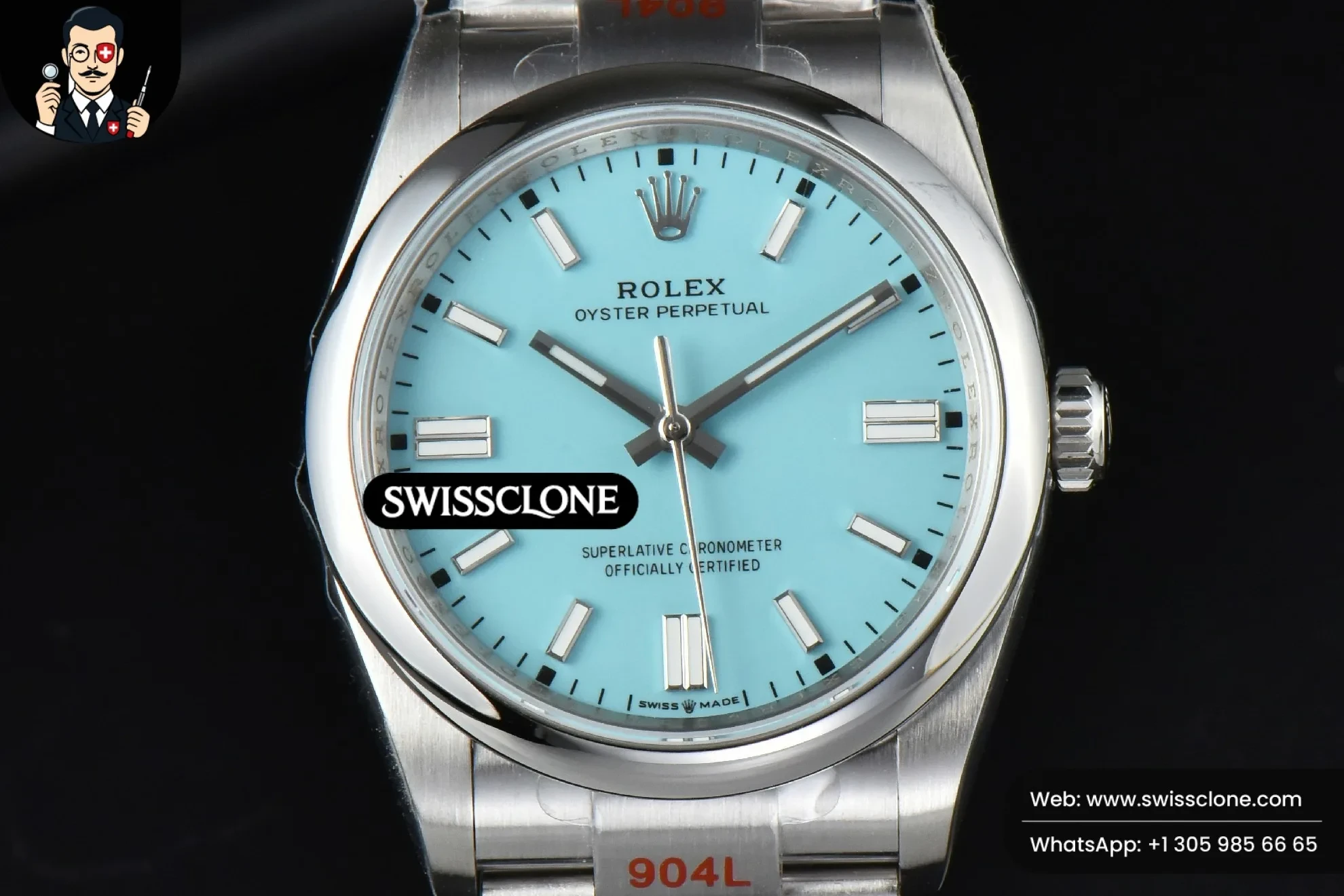 Rolex Oyster Perpetual 126000 36mm Tiffany Dial