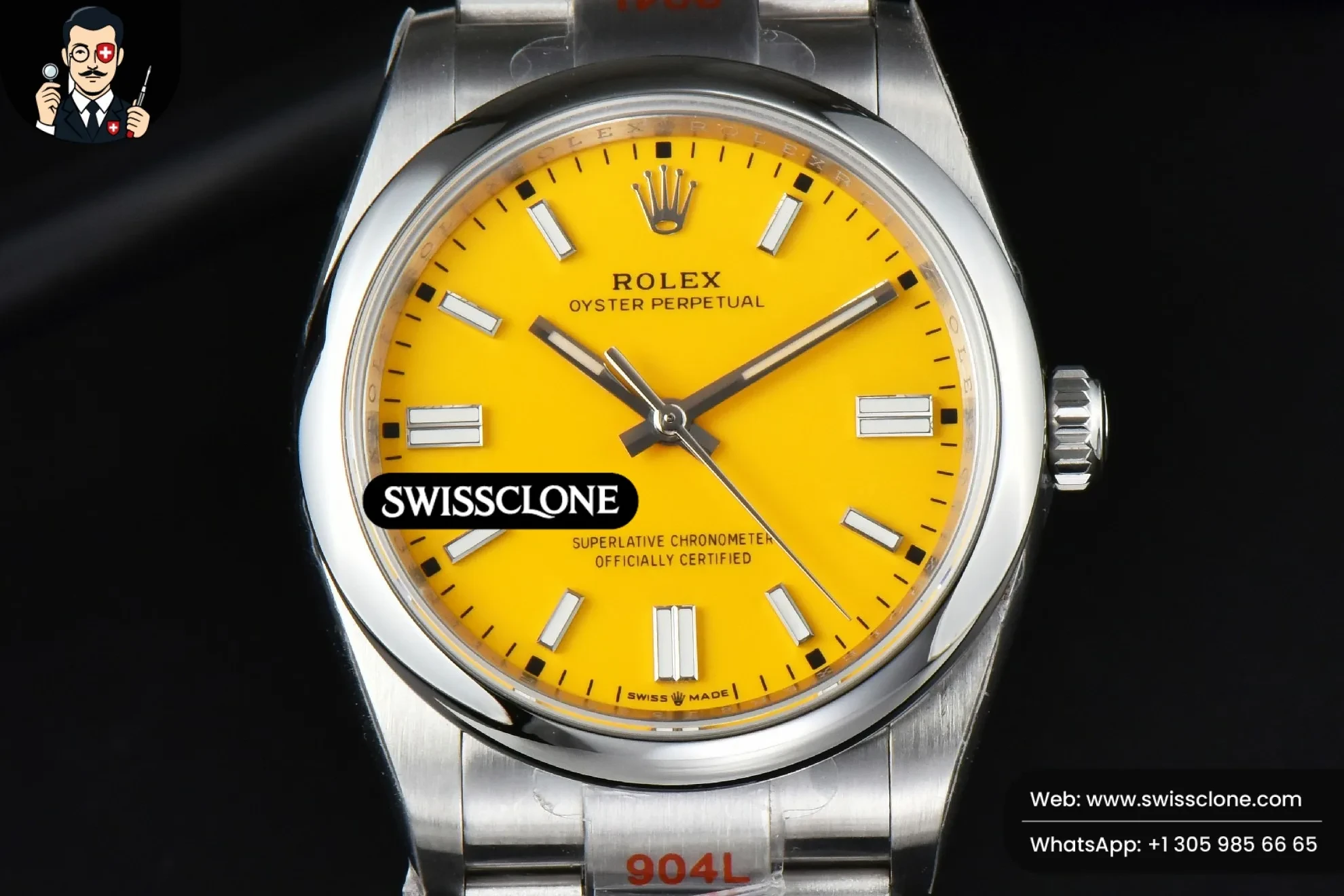 Rolex Oyster Perpetual 126000 36mm Yellow Dial