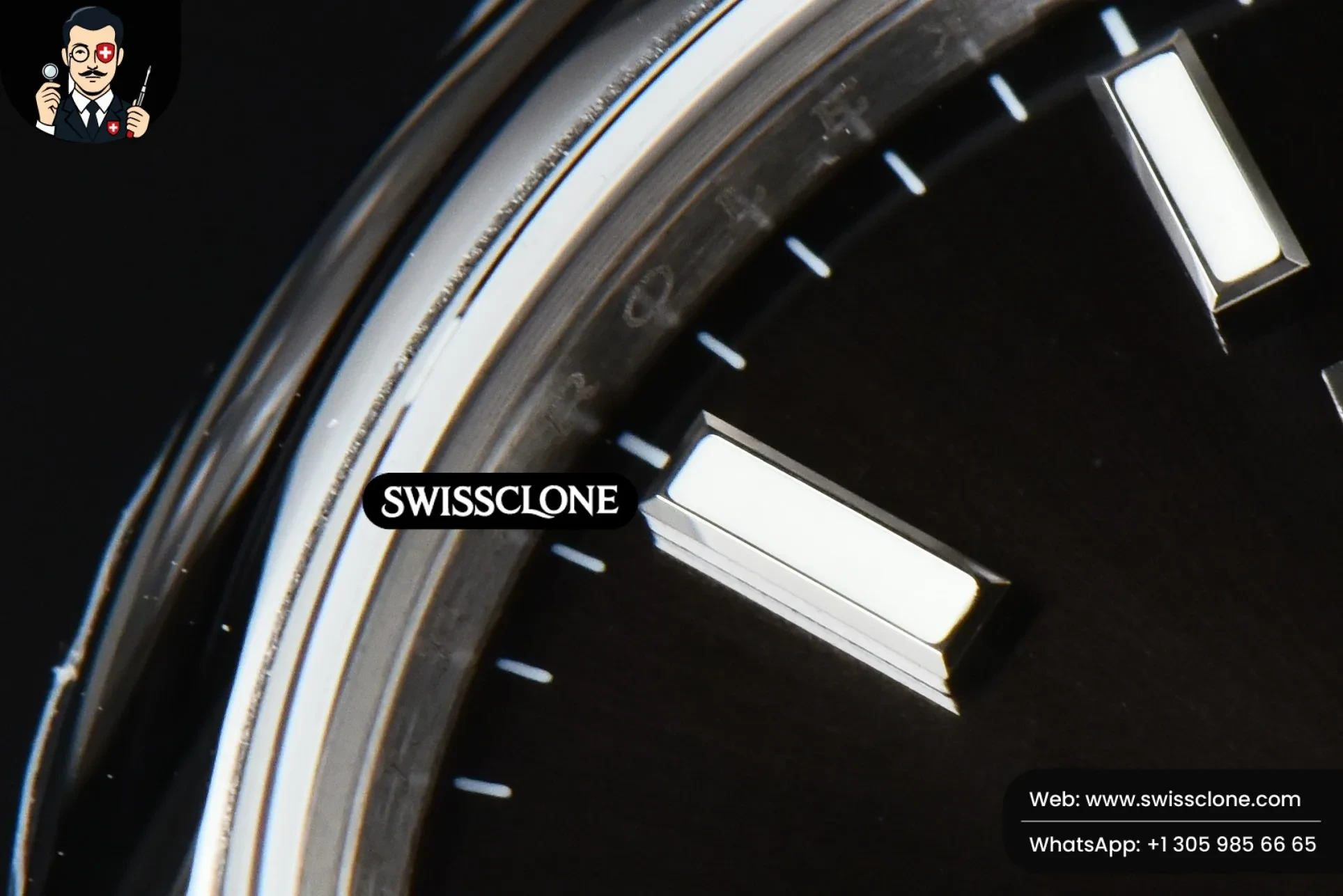 Rolex Oyster Perpetual 277200 31mm Black Dial 1:1 Super Clone - Lateral Case Thickness Profile