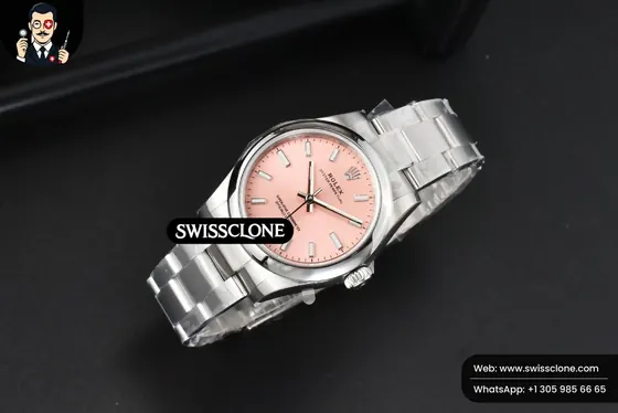 Rolex Oyster Perpetual 277200 31mm Pink Dial (SW-29890) 1:1 Super Clone - On-Wrist Presence & Lug Geometry