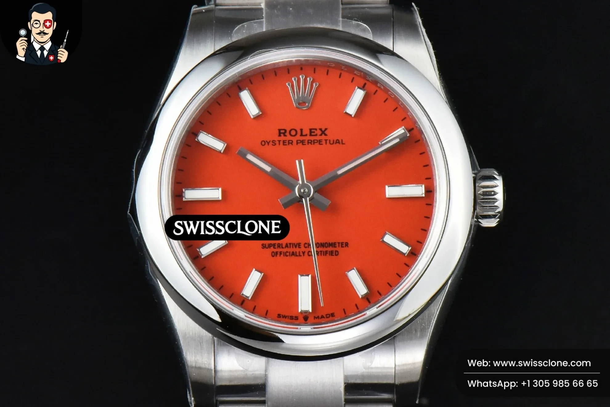 Rolex Oyster Perpetual 277200 31mm Red Dial