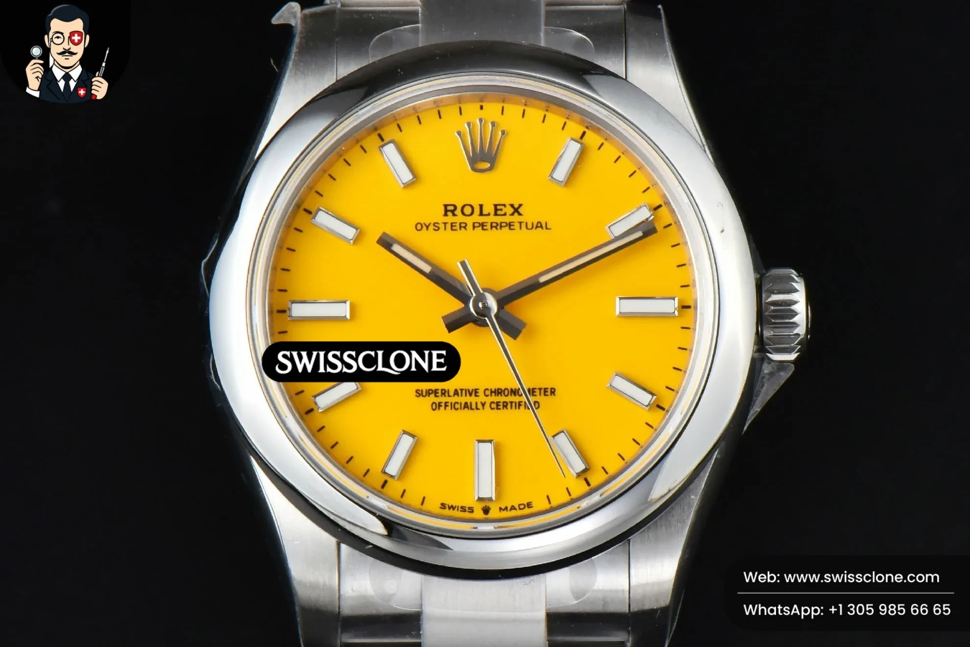 Rolex Oyster Perpetual 277200 31mm Yellow Dial