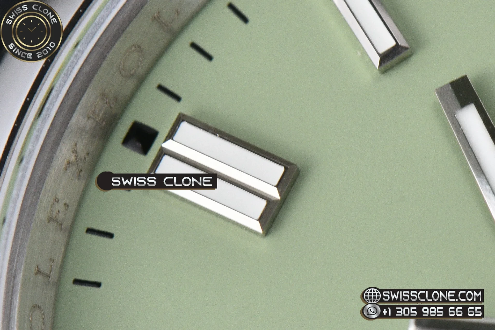 Rolex Oyster Perpetual 36mm 126000 904L Pistachio Green Dial VR3132 1:1 Super Clone - Caseback & Cloned Calibre Movement