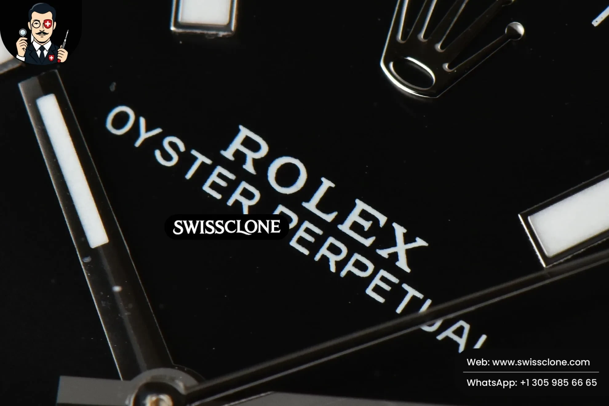Rolex Oyster Perpetual 39mm 114300 Black Dial 1:1 Super Clone - Clasp & Bracelet Finishing