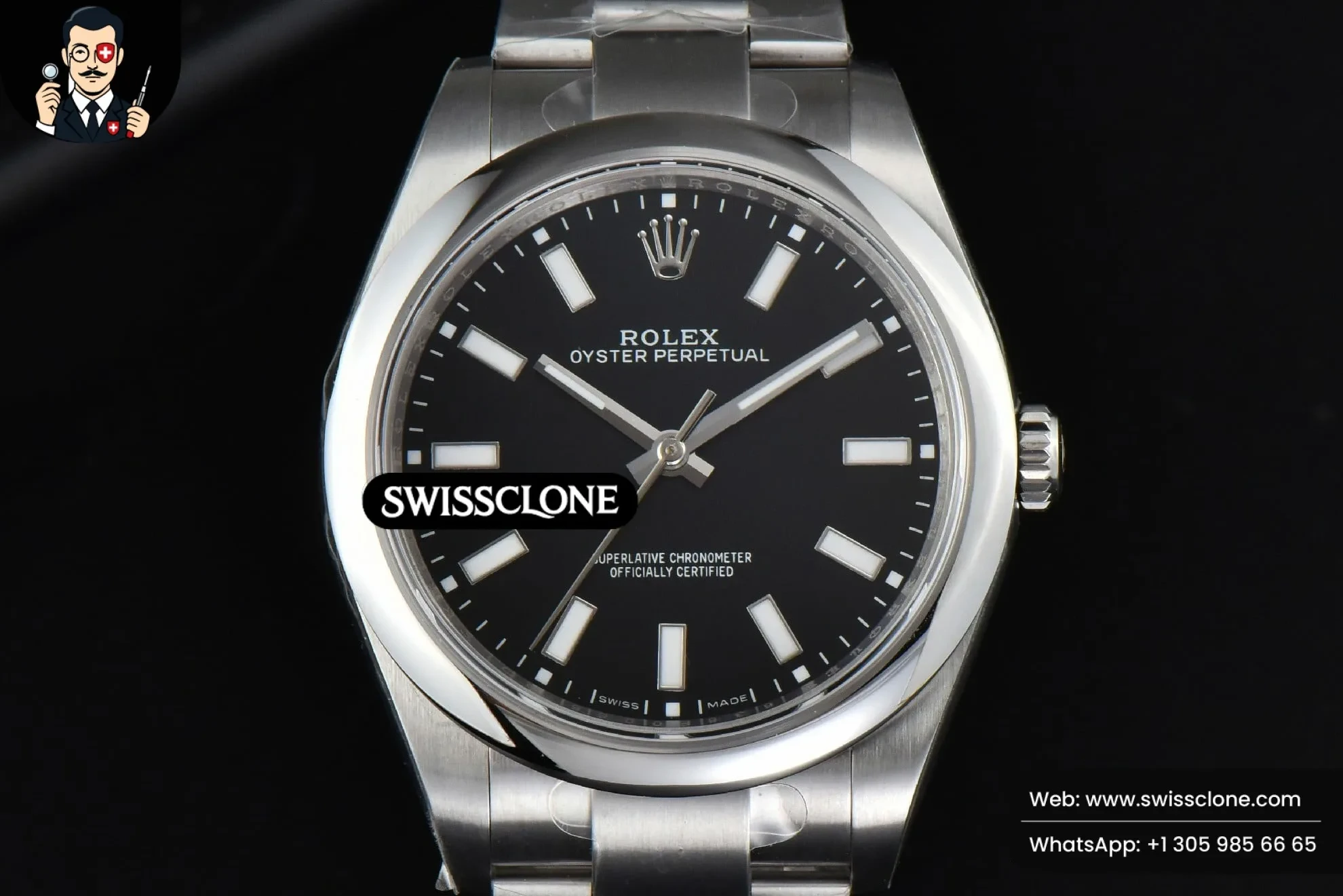 Rolex Oyster Perpetual 39mm 114300 Black Dial