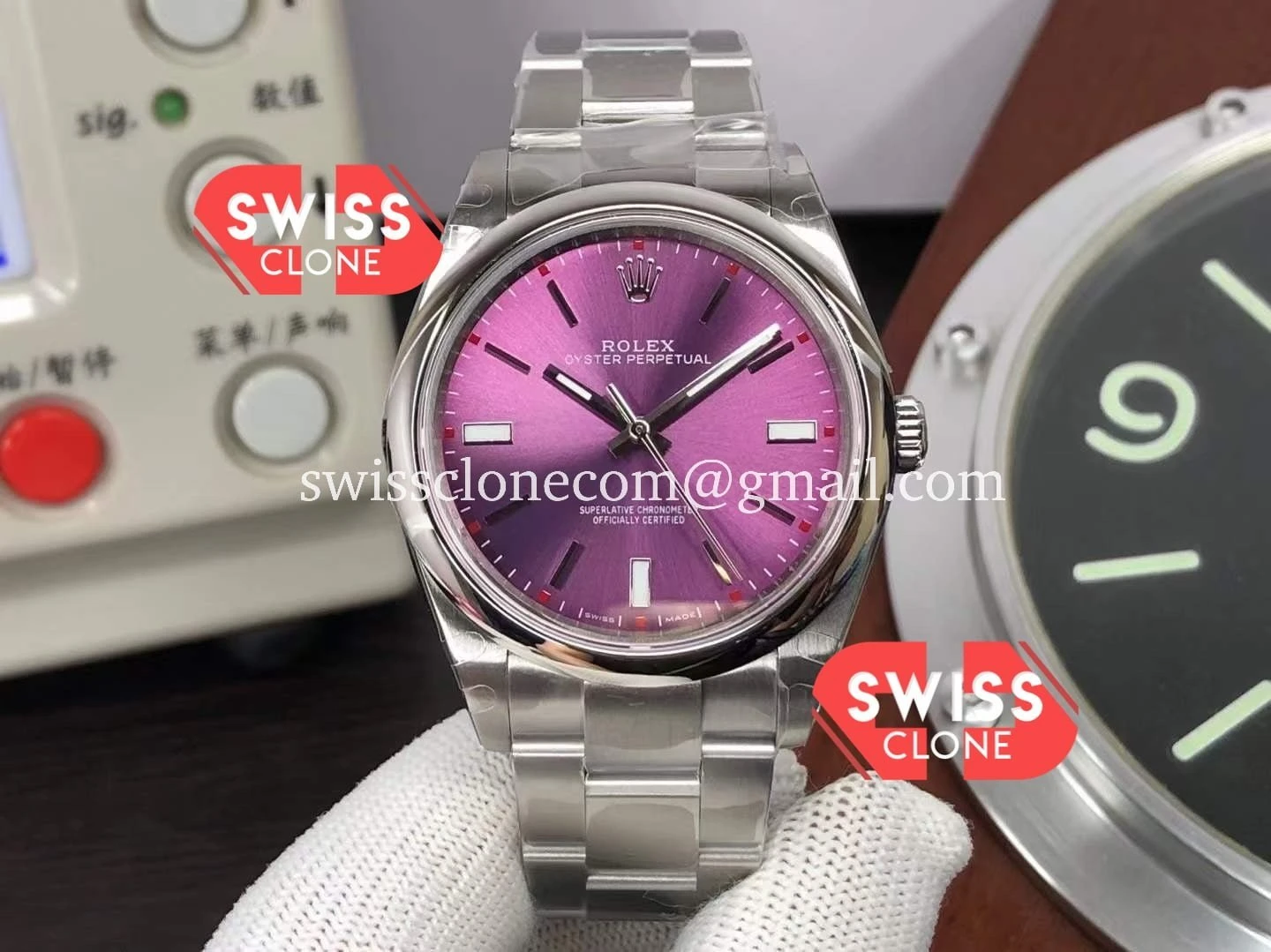 Rolex Oyster Perpetual 39mm 114300 Grape Dial