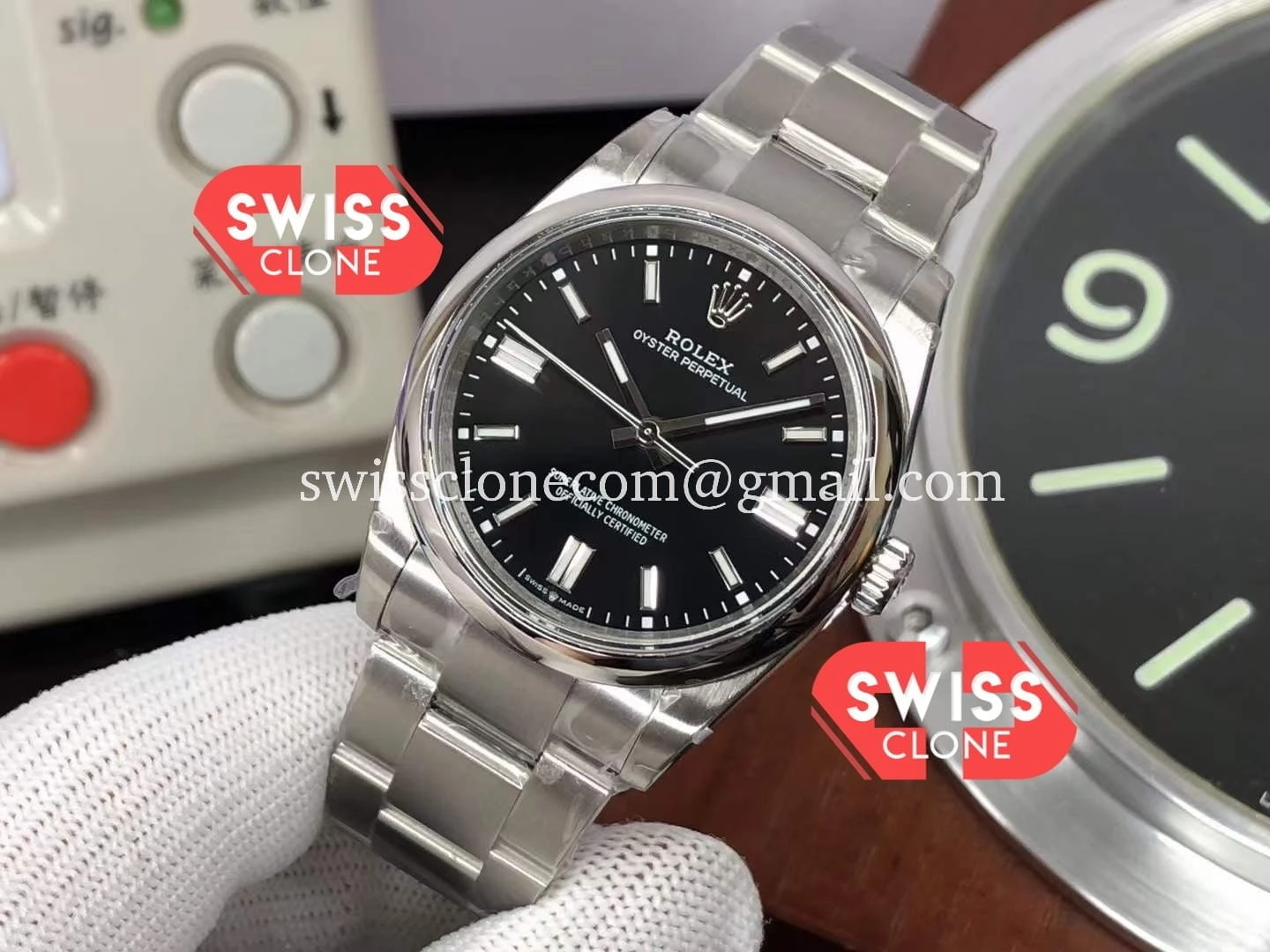 Rolex Oyster Perpetual 41MM 124300 Black Dial Cal.3230 904L 1:1 Super Clone - Clasp & Bracelet Finishing