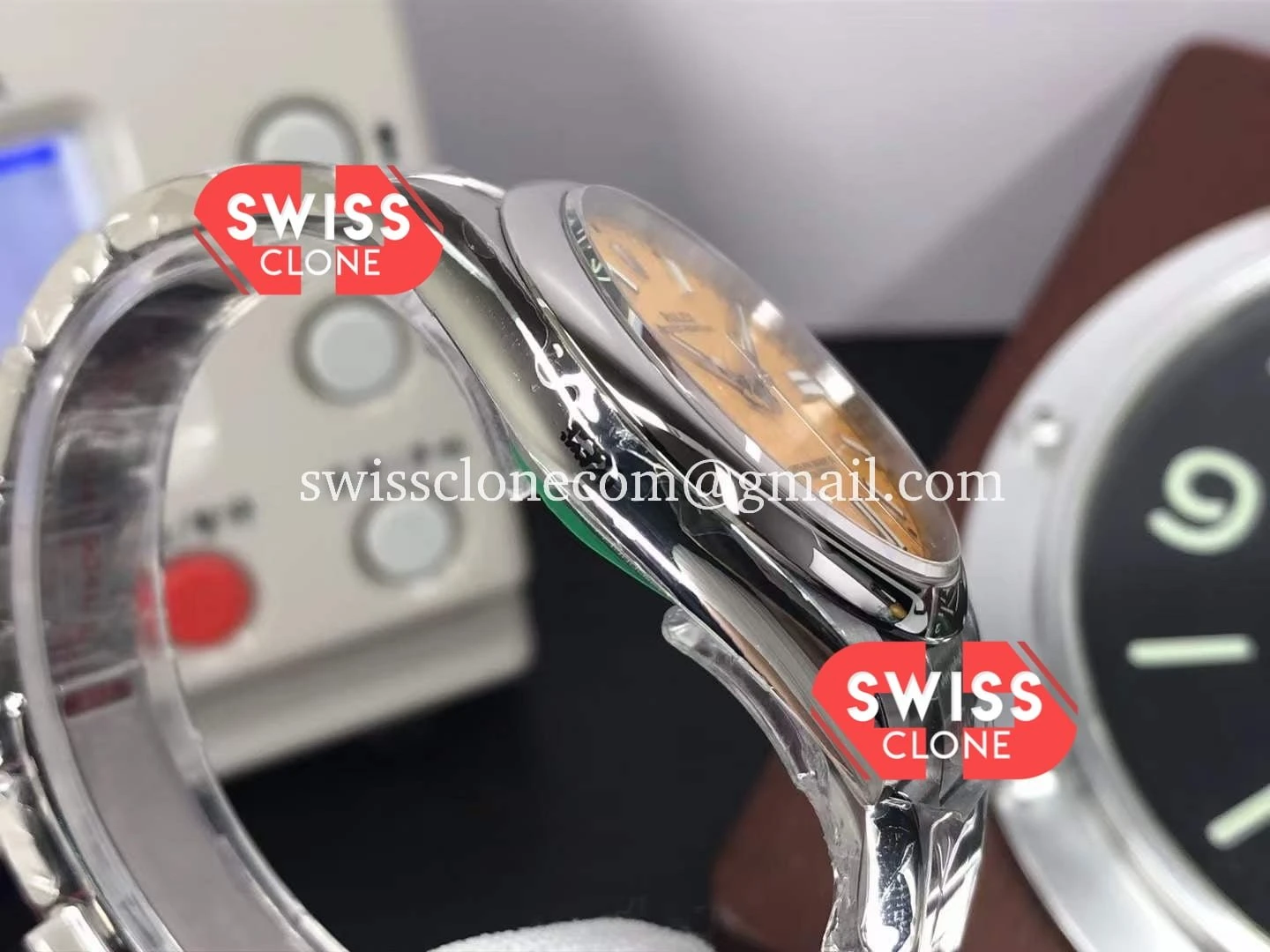 Rolex Oyster Perpetual 41MM Yellow Dial REF#124300 Cal.3230 1:1 Super Clone - Lateral Case Thickness Profile