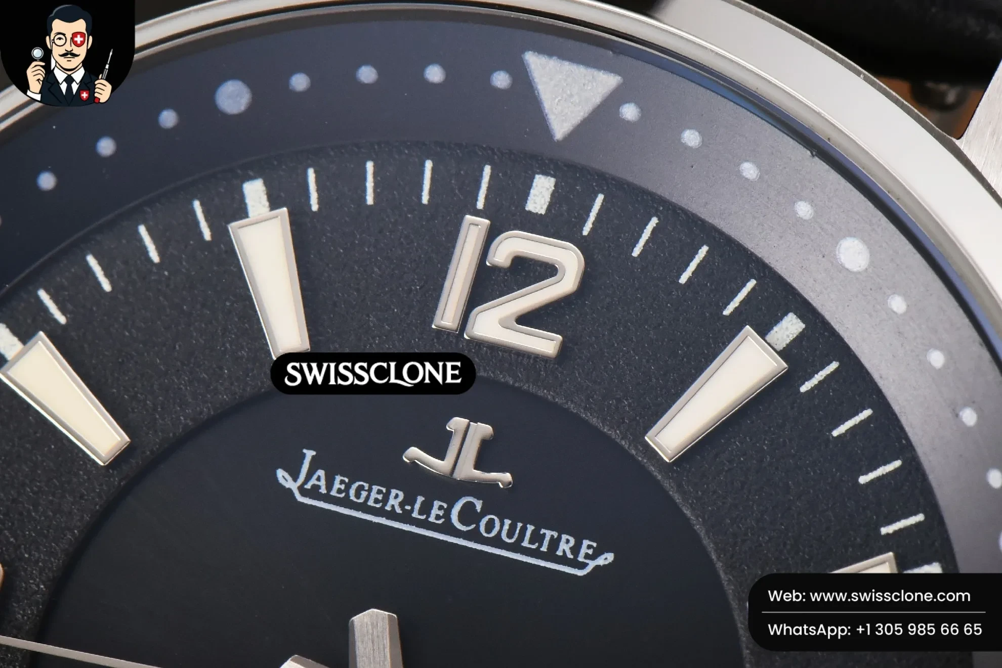 Rolex Polaris Geographic 40mm LTF Black Dial Black Leather 9015 1:1 Super Clone - Clasp & Bracelet Finishing