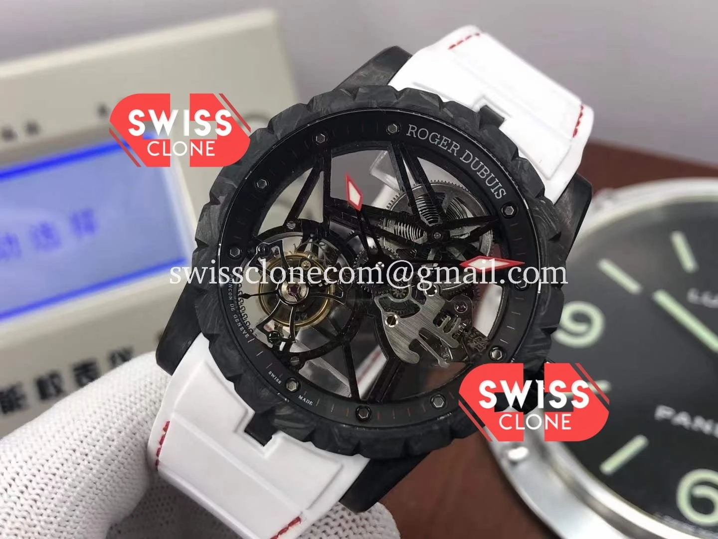 Rolex Roger Dubuis Excalibur Spider Flying 1:1 Super Clone - Bezel & Case Profile