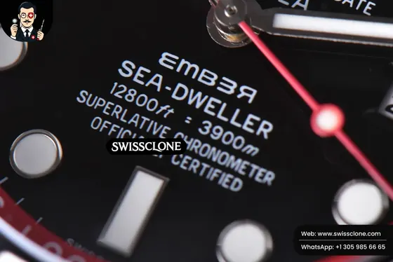 Rolex Sea Dweller 116660 Bamford PVD 44mm VRF Black Dial PVD 1:1 Super Clone - Caseback & Cloned Calibre Movement