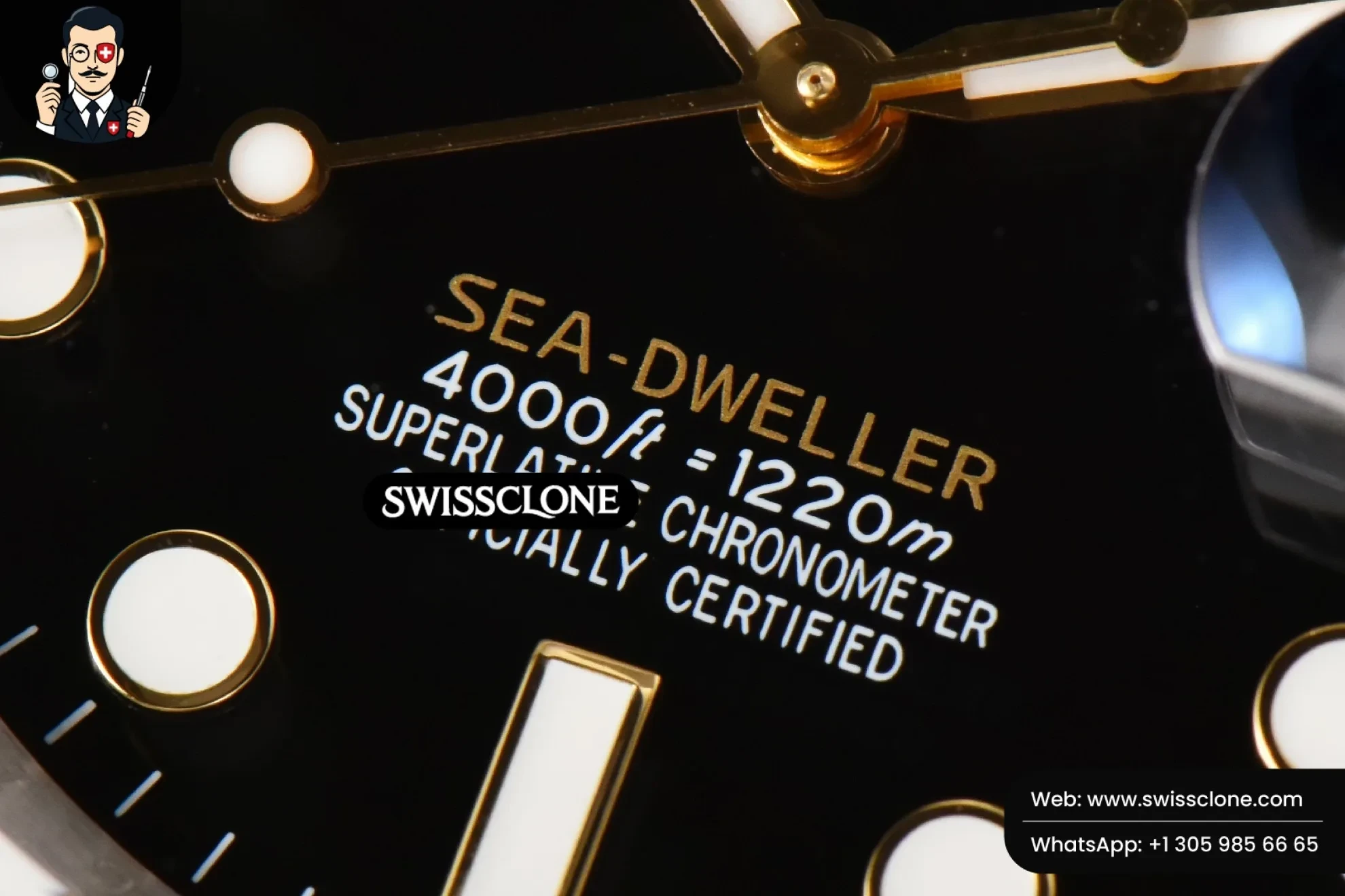 Rolex Sea Dweller 44mm 126603 CSF Black Dial YG/SS VR3235 1:1 Super Clone - On-Wrist Presence View
